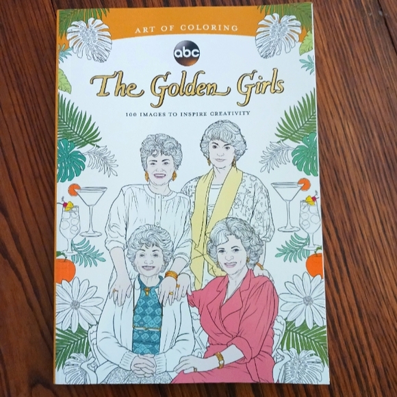 Golden Girls Adult Coloring Book - Picture 1 of 7